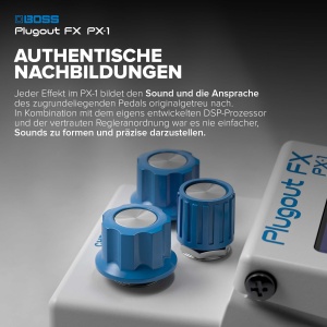 Pedal de efecte BOSS PX-1 Plugout FX 16 efecte, sunet autentic, control MIDI - Img 3