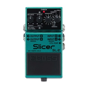Pedala de efecte BOSS SL-2 Slicer pentru chitara, keyboard, DJ-uri, 88 pattern-uri