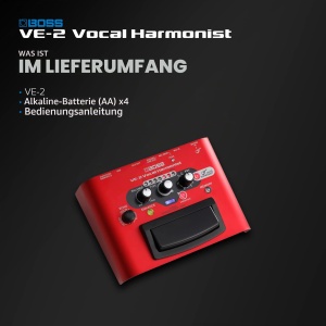 Pedala de efecte vocale BOSS VE-2 cu auto-harmonie, design robust, sunet clar - Img 7