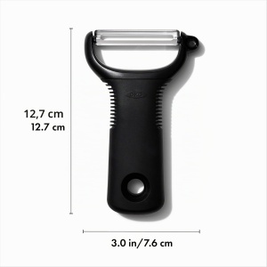 Peeler OXO Good Grips din inox, ergonomic, cu maner antiaderent - Img 7