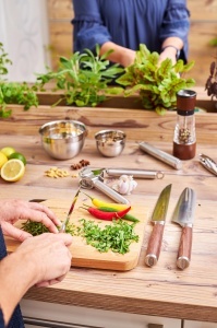 Penseta pentru grate ROSLE din inox 1810, 15 cm, ergonomic, lavabila in masina de spalat - Img 5