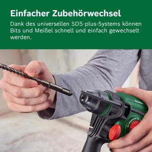 Perforator Bosch UniversalHammer 18V, 2,0 J, design ergonomic, SDS plus - Img 7