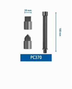 Perie de curatare Dremel PC370 Versa cu 2 perii si 1 prelungitor - Img 3