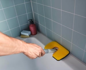 Perie de curatare Joseph Joseph CleanTech 2-in-1 cu maner moale si paduri de microfibra - Img 8