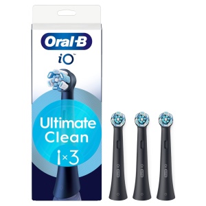 Perie de dinti electrica Oral-B iO Series Ultimate Clean, negru, cu tehnologie CrissCross