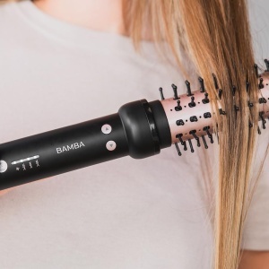 Perie de indreptat Cecotec Bamba InstantCare Curly AirFlow Se usuca si se onduleaza cilindru de 34 mm acoperire ceramica cap rotativ pentru toate tipu - Img 10
