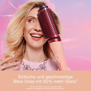 Perie de par ghd duet blowdry, 2-in-1, Sunkissed Peach, cu etui de protectie - Img 2