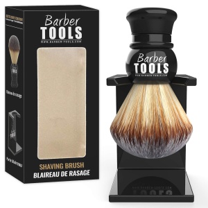 Perie de ras cu par sintetic Badger, diametru 23 mm, calitate superioara