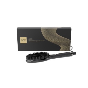 Perie electrica de indreptat parul ghd glide cu ionizator, 185C, anti-frizz