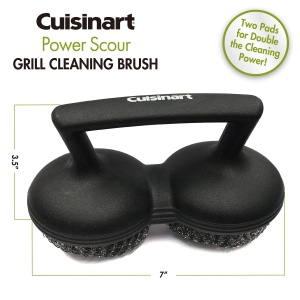 Perie Grill Cuisinart CCB-505, 2 Perii din Otel Inoxidabil, Negru - Img 7