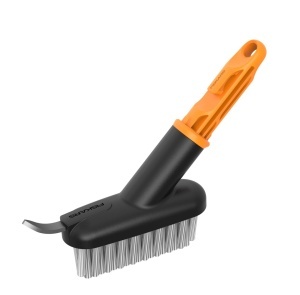 Perie pentru Fisuri Fiskars OneClick, 2-in-1, cu lama din otel, negruportocalie