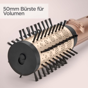 Perie rotativa BaByliss Big Hair AS952E 650W Ioni Anti-Frizz 2 dimensiuni Champagner - Img 4