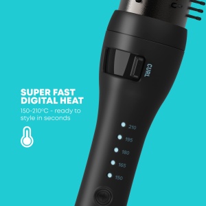 Perie termica Revamp Progloss Perfect Finish cu tehnologie ceramica, 2-in-1 - Img 5