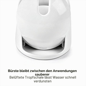 Perie WC OXO Good Grips cu suport, deschidere automata, borste rezistente - Img 5