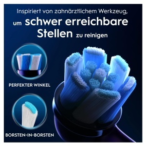 Perii de schimb Oral-B iO, curatare superioara, negru, 10 bucati - Img 4