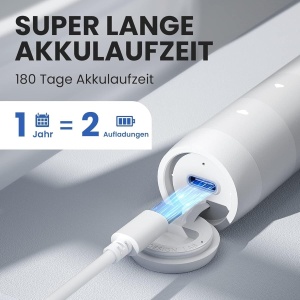 Periuta de dinti electrica Oclean Flow, 180 zile autonomie, 5 moduri, alb - Img 2