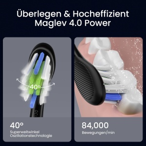 Periuta de dinti electrica Oclean X Elite 10, 5 moduri de curatare, negru - Img 5