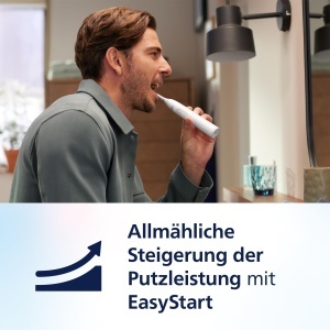 Periuta de dinti electrica Philips Sonicare 5500, periuta de dinti sonica cu 2 moduri de periaj, control presiune, EasyStart, SmarTimer si BrushPacer, alb, model HX7110/02 [Tehnologie noua] - Img 6