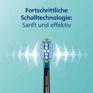 Periuta de dinti electrica Philips Sonicare DiamondClean seria 9000 - periuta de dinti sonica, dinti mai curati si ingrijire orala cu 4 capete de perie C3 Premium Plaque Defense, acvamarin (model HX9911/89) - Img 9