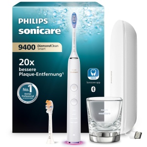 Periuta de dinti electrica Philips Sonicare DiamondClean Smart 9400, Alb, 4 moduri, 3 intensitati