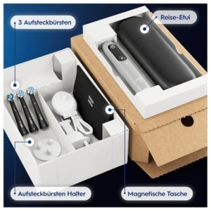 Periuta electrica Oral-B iO Series 6 Plus Sensitive Edition 5 programe display interactiv gri opal - Img 12