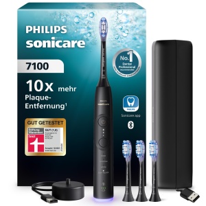Periuta electrica Philips Sonicare 7100, 4 moduri de curatare, neagra