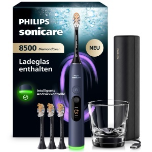Periuta electrica Philips Sonicare DiamondClean 8500, 6 programe, control presiune, albastru inchis - Img 1