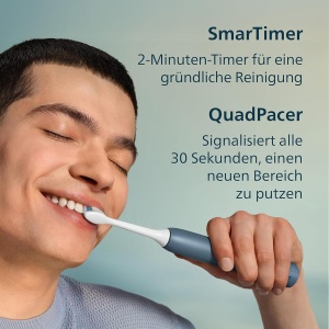 Periuta electrica Philips Sonicare Series 4100, 31.000 miscarimin, 4 programe, albastru inchis - Img 7