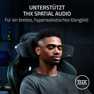 Perna audio wireless Razer Clio, THX Spatial Audio, 14 ore autonomie, Negru - Img 3