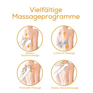 Perna de masaj Beurer MG 320, Shiatsu, cu functie de compresie, lumina si caldura - Img 2