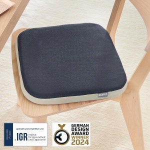 Perna Ergonomica Leitz Ergo Active, Culoare Samtgrau, IGR-certificata, 368x364x55 mm - Img 2
