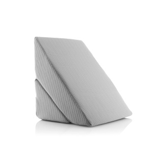 Perna ergonomica multi-pozitii InnovaGoods, din spuma cu memorie, gri, medie