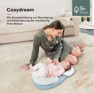 Perna ergonomica pentru bebelusi Babymoov Cosydream Mosaic - Liniarizare colici, 0-3 luni - Img 2