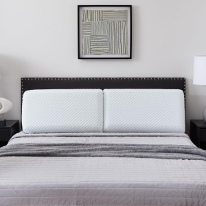 Perna LUCID Gel Memory Foam 40x60 cm - respirabil - efect racoritor - husa lavabila - perna Oeko-Tex, alba - Img 2