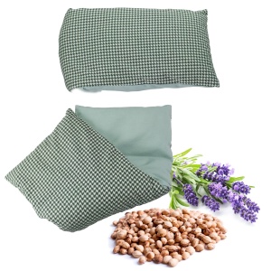 Perna termica Beper C302AAC003 cu samburi de cirese si lavanda, husa detasabila