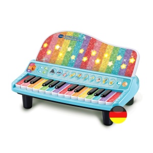 Pian pentru copii VTech Leuchtendes Regenbogenklavier, 25 taste, colorat