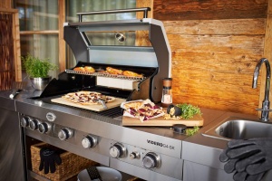 Piatra de pizza ROSLE, 42 x 30 cm, din cordierit, pentru gratar si cuptor - Img 3