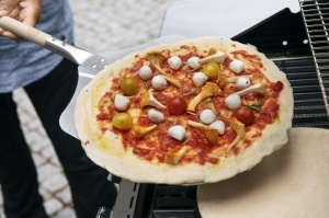 Piatra pentru pizza Rosle Vario, 30 cm, cordierit, rezistenta la 400C - Img 3