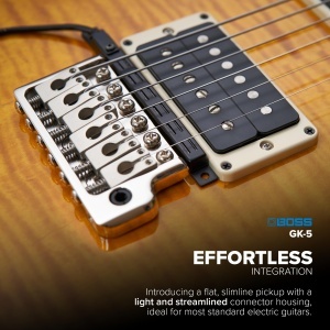 Pickup hexaphonic BOSS GK-5 pentru E-Gitara, instalare usoara, semnal digital stabil - Img 3