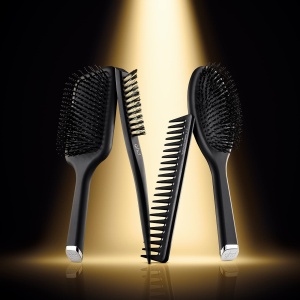 Pieptene detanglare ghd The Comb Out, carbon, anti-static, rezistent la caldura - Img 5