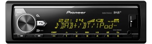 Pioneer MVH-X580DAB | Stereo auto 1DIN cu RDS | DAB/DAB+ | Bluetooth | USB | Intrare AUX | Bluetooth handsfree | Compatibil cu Android si iPod/iPhone
