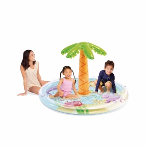 Piscina Gonflabila Intex 56433, 173 x 104 cm, Capacitate 166 l, Design Tropical - Img 2