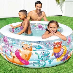 Piscina Gonflabila Intex 58480NP, 152 cm, Capacitate 360L, Multicolor - Img 2