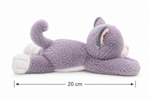 Pisica de Plus NICI 20cm - gri - Jucarie moale pentru copii si adulti - Img 8