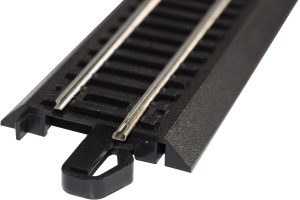 Pista feroviara Bachmann 44481 Snap-Fit E-Z 9 Dreapta - 50 bucati, Otel, Negru - Img 3