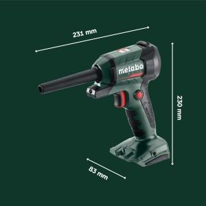 Pistol cu aer cald Metabo BP 18 LTX BL, 18V, Motor Brushless, 122 ms - Img 4