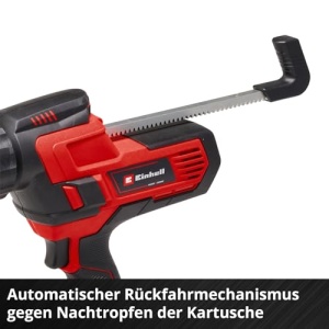 Pistol de calafat fara fir Einhell TE-SG 18/10 Li-Solo Power X-Change (18 V, pentru cartuse de 310 ml, pana la 2.000 N, viteza reglabila, fara baterie) - Img 10