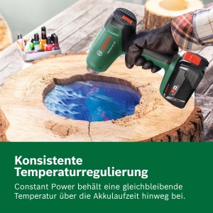 Pistol de caldura Bosch EasyHeat 18V-500, portabil, cu tehnologie avansata de incalzire - Img 6