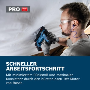Pistol de capsat Bosch GTH 18V-14, 18V, motor fara perii, cu L-BOXX - Img 3