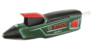 Pistol de lipit fierbinte fara fir Bosch GluePen (incarcator micro USB, 4x lipici Ultrapower, carton, 3,6 volti) - Img 1